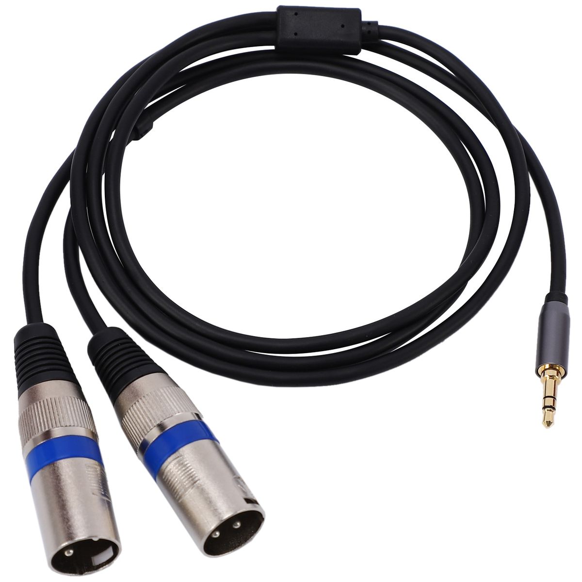 Multi-Function Audio Cable 3.5/6.35mm Male Jack To Double