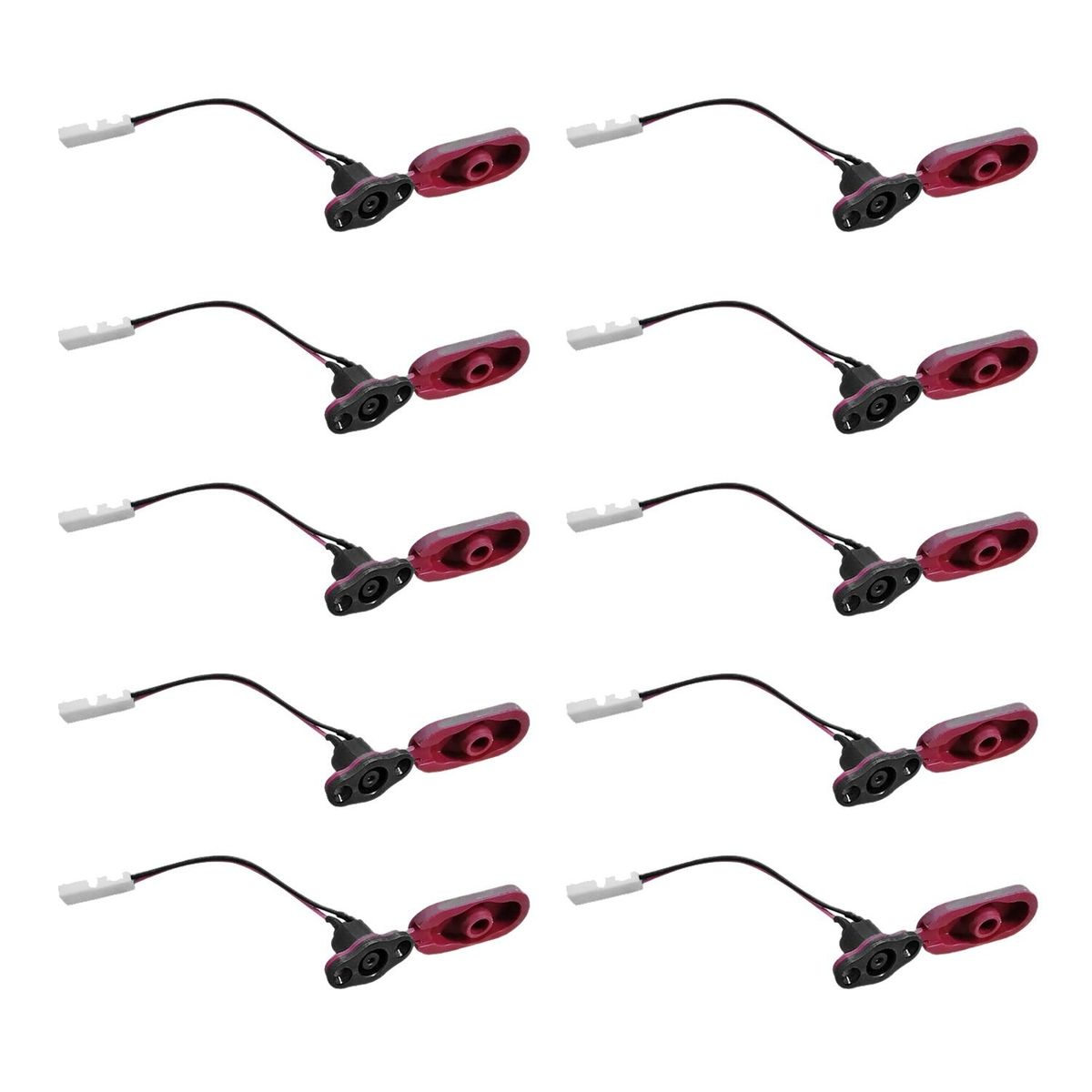10Pcs Electric Scooter Charging Hole Cover for