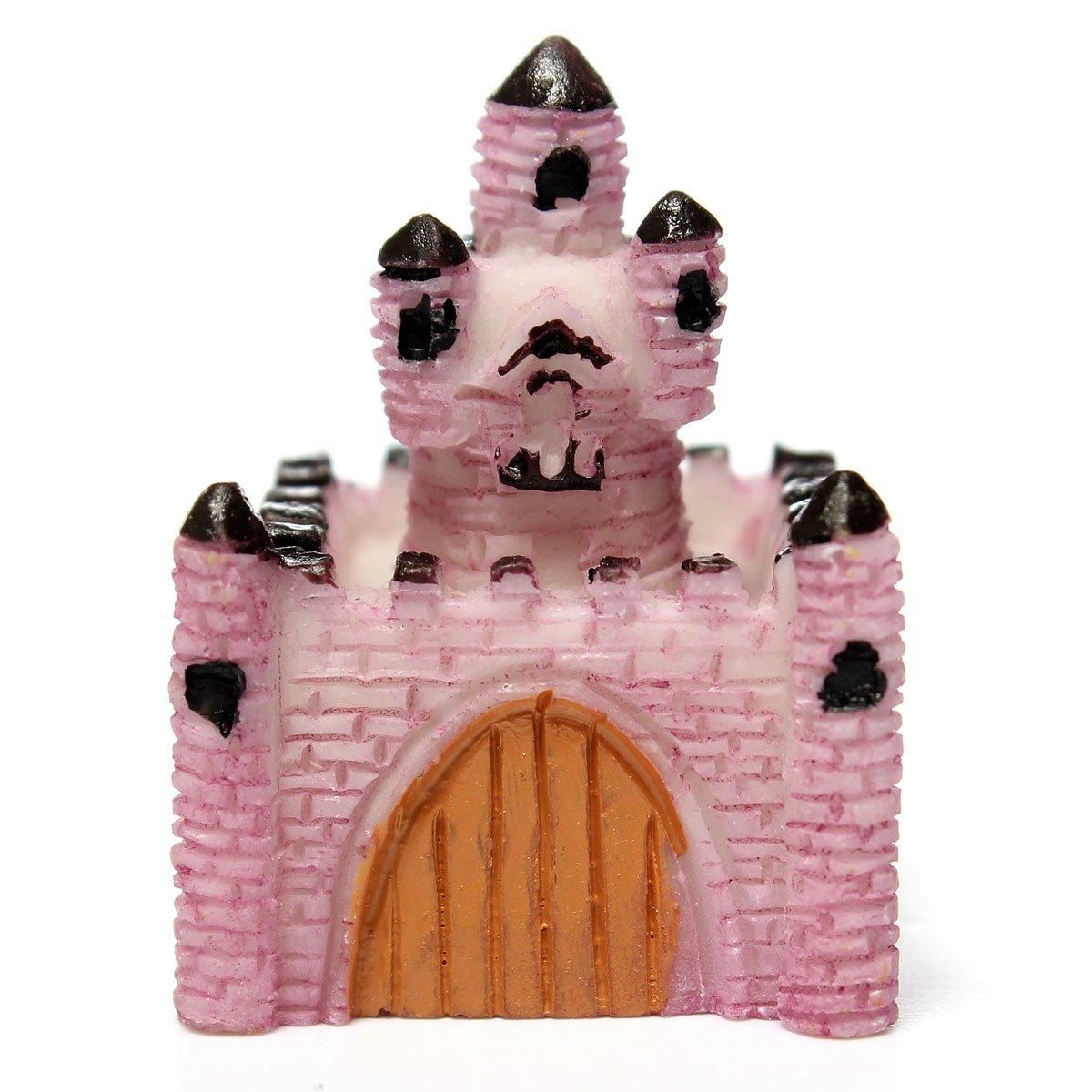 Miniature House Ornament Pot Craft Light Pink