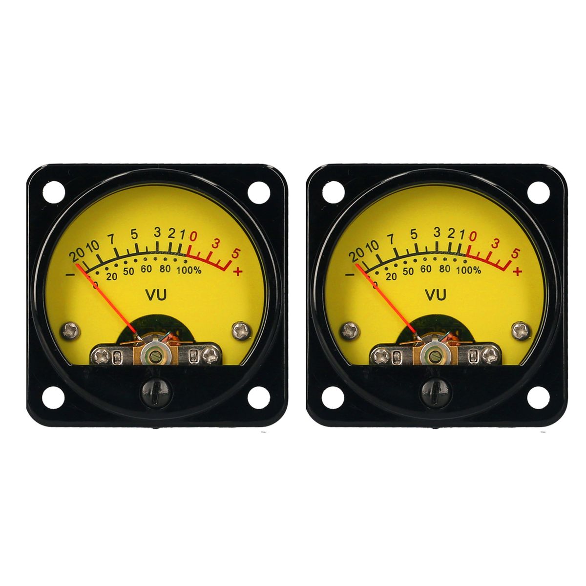 VU Meter 2 Pcs Power Amplifier Portable DB Meter High