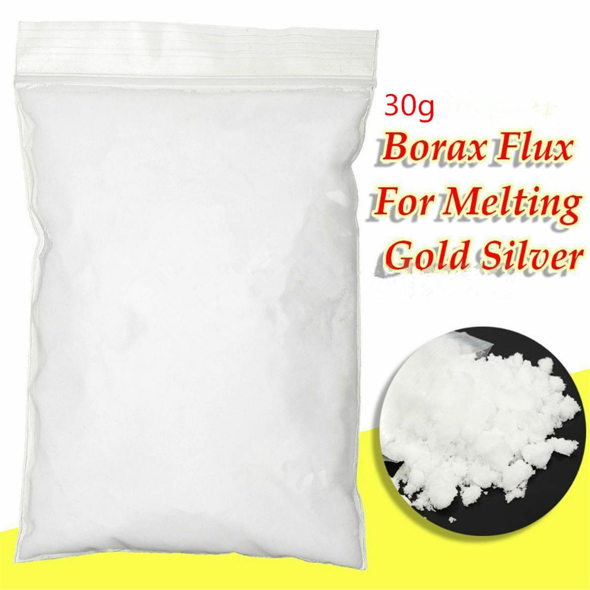 30g Borax Anhydrous Metal Casting Melting Flux Assay