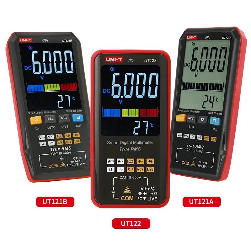 UNI-T UT121 UT122 Smart Professional Digital Multimeter Dual