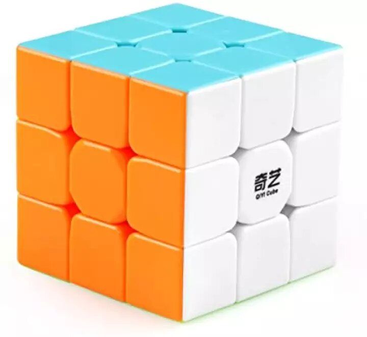 Qiyi Warrior S Cube 3x3 Stickerless Magic 3x3x3 Fast Speed