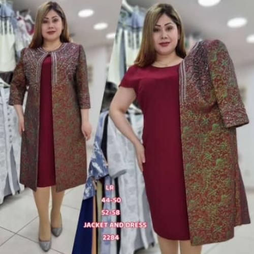 American/Turkey Damask Stoned 2 Pieces Ceremonial Designer Church Dress Suit -Wine