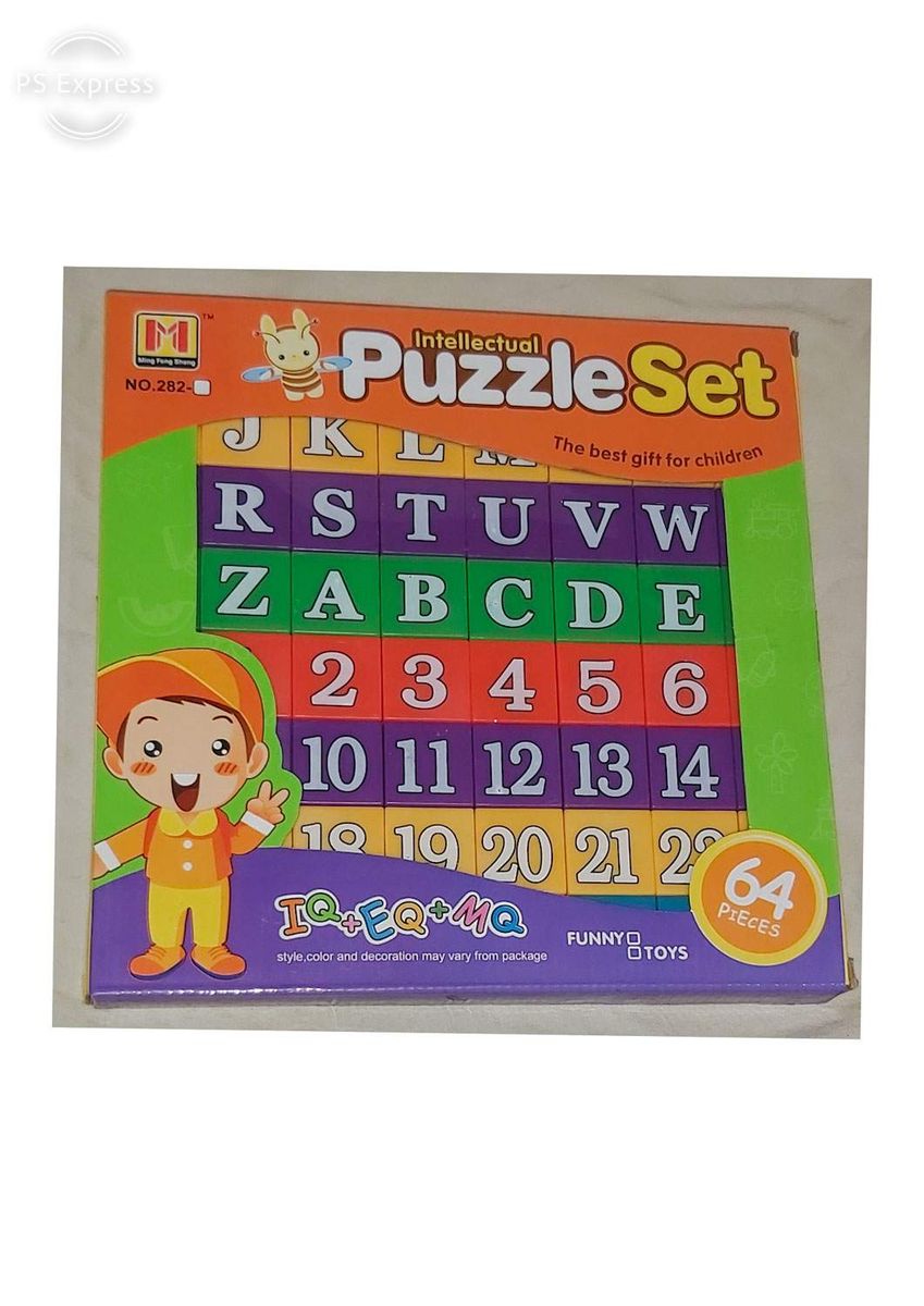 Plastic Puzzle Alphabets And Numbers