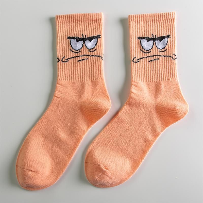 Spongebob Socks Ladies Socks European And American Cartoon