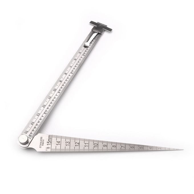 Stainless Steel Taper Gauge Wedge Feeler For Depth Hole