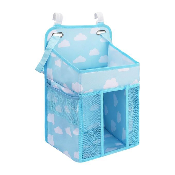 Bag Bedside Hanging Storage Bag Accessorie Pocket  Toys Blue