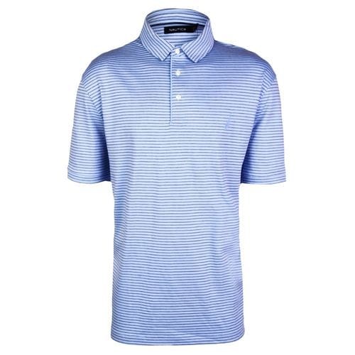 Men's Noon-blue Performance Polo - Blue