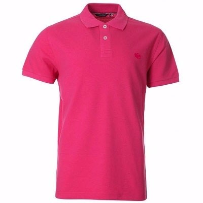 Men's Short Sleeve Polo Shirt - Pink