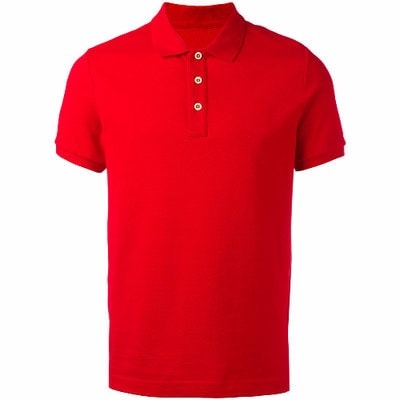 Men's Short Sleeve Polo - Red
