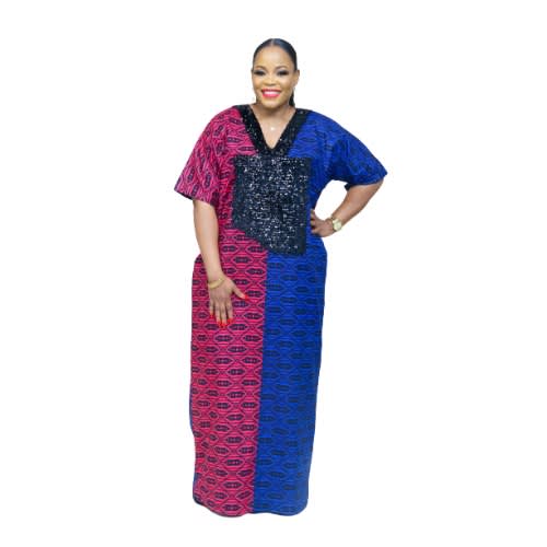 Dress Asake Boubou - Multicolor