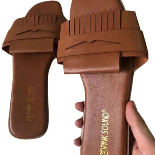 Ladies' Slippers - Brown