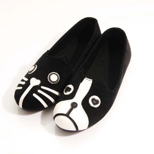 Cat & Dog Face Ladies Shoes