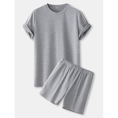 Shorts And White Stripped Shirt)