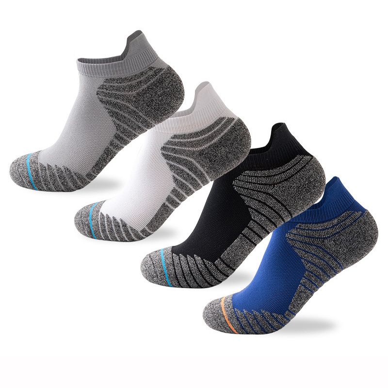 Men's Ankle Socks,Trainer Running Socks,Low Cut Socks For Sports (4 Pairs)