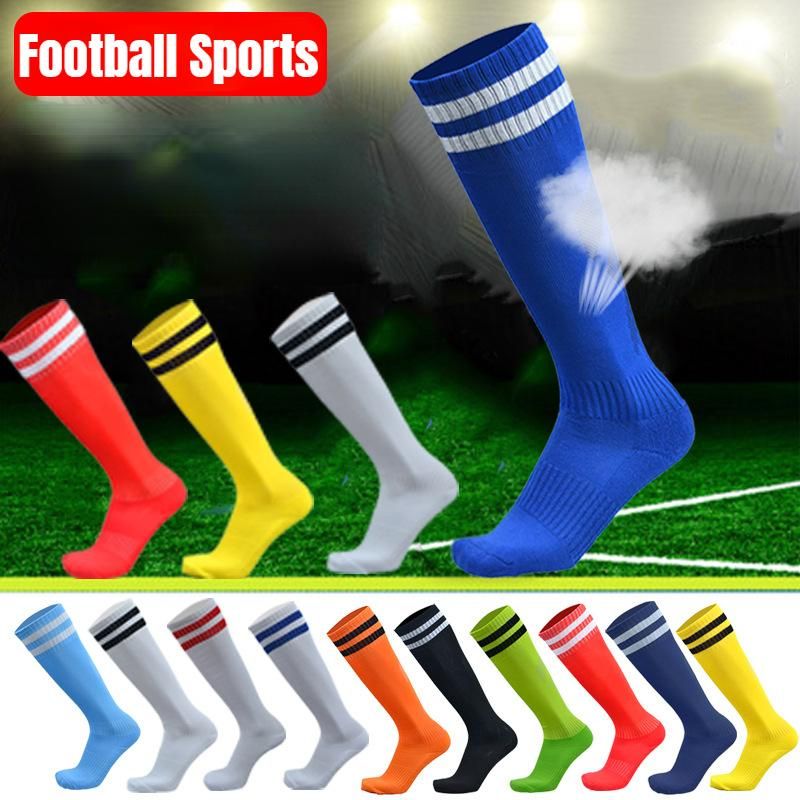 Football Sports Socks Long Knee Cotton Spandex Kids Legging Stockings Soccer Baseball Ankle Adults Children Socks Baloncesto New