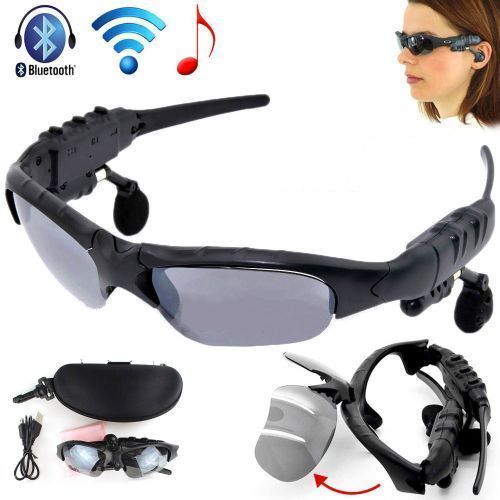 V4.1 Outdoor Sports Bluetooth Earphone Glasses Stereo Call Music Voice Smart