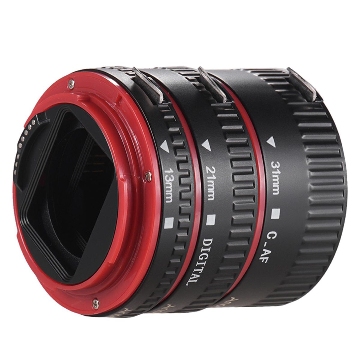 Andoer Portable Auto Focus AF Macro Extension Tube Adapter Ring (13mm +21mm +31mm) for Canon EOS EF EF-S Mount Lens Replacement for Canon 60D 7D 5D II 550D