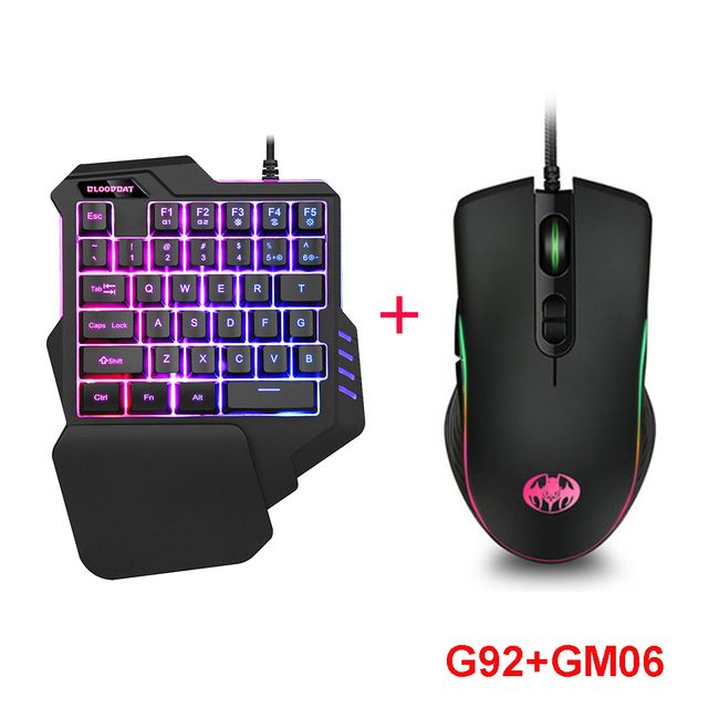 Rgb Gaming Keyboard And Mouse Adapter Set For Ps4 Xbox One