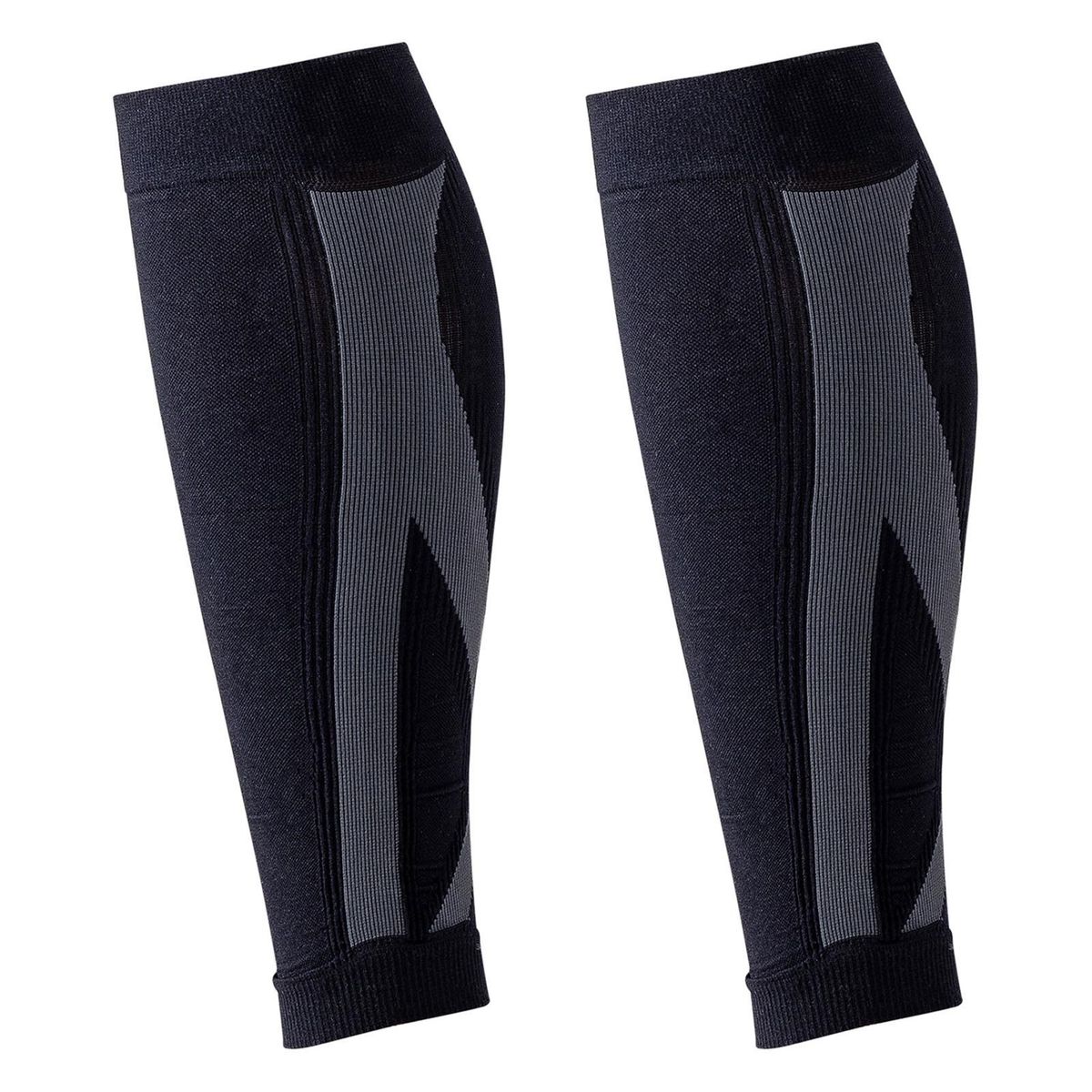 1 Pair Calf Tube Sleeves Running Sports Joint Calf Compression Sleeves Black Gray