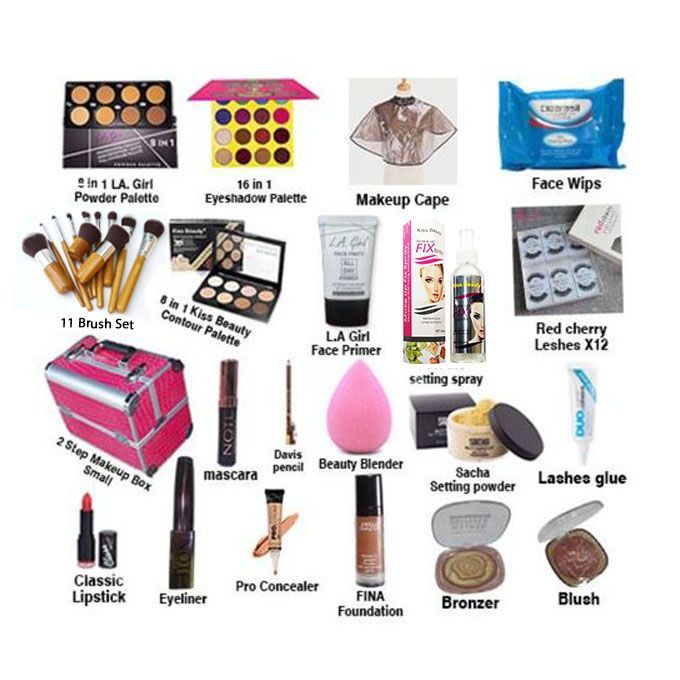 Complete Set Professional Makeup Kit (21 Items)