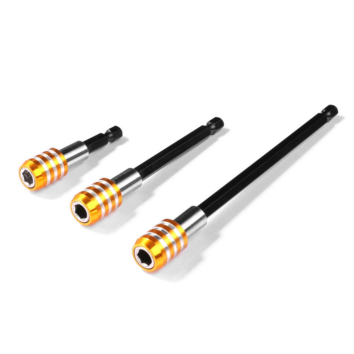 3 Pcs Drill Bit Extension Set Quick Release Bit Holder 1/4