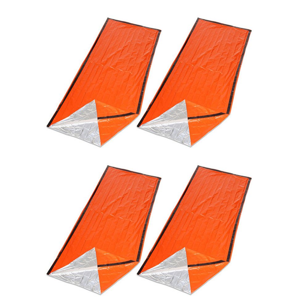 4PCS Reusable Emergency Sleeping Bag Survival Blanket