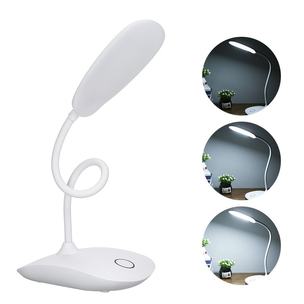 USB Rechargeable 360° Rotating LEDs Desk Lamp 3 Level