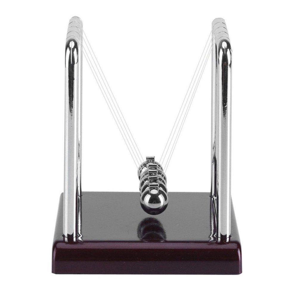 Min Newton  Radle Balan E Ball Bla K Wooden Base De Orative Mirror Ball-bla K