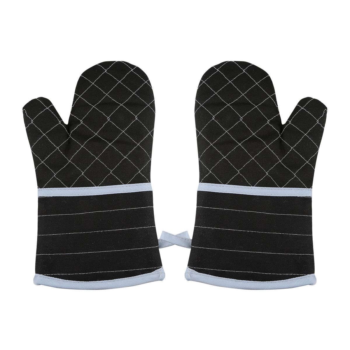 1 Pair Extended Oven Mitts Heat-Insulating 260℃/500°F