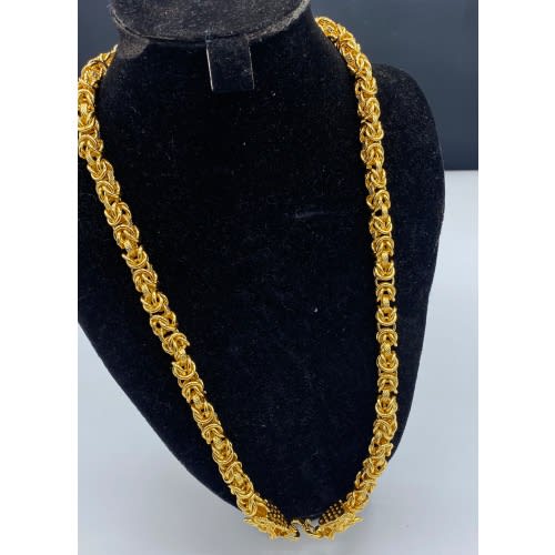 Men’s Patterned Cuban Necklace