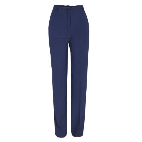 High Waist Corporate Trousers - Blue