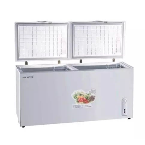 520L Chest Freezer Double Door And Top Glass - Pvcf-520l