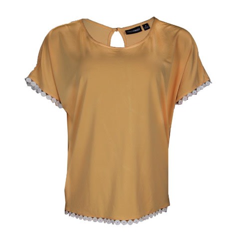 Ladies Lycra Top - Yellow
