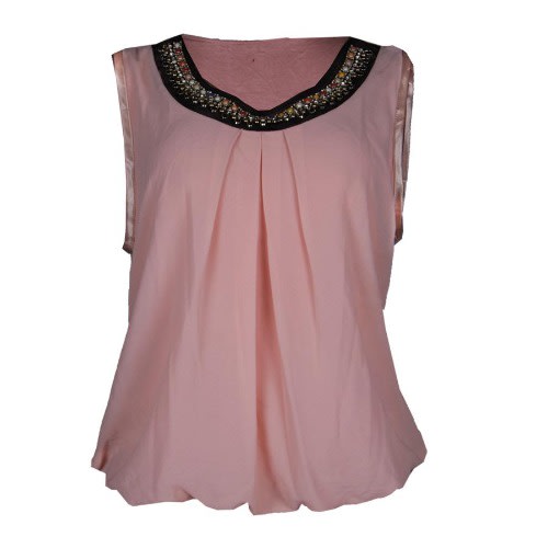 Ladies Lycra Top - Pink