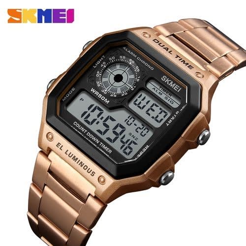 Men S Digital Wristwatch - rg