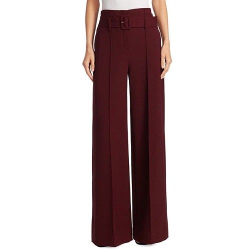 Ladies  Highwaist Pant - Wine