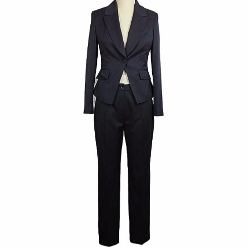 Co-operate Designer Trouser Suit - Black