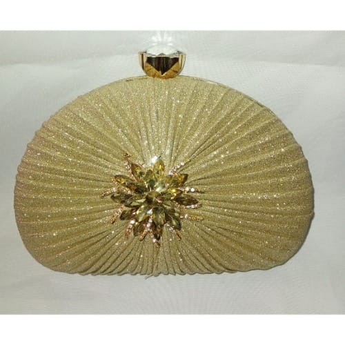 Ladies' Portable Clutch Purse - Gold