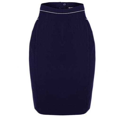 Ladies Pencil Skirt - Blue