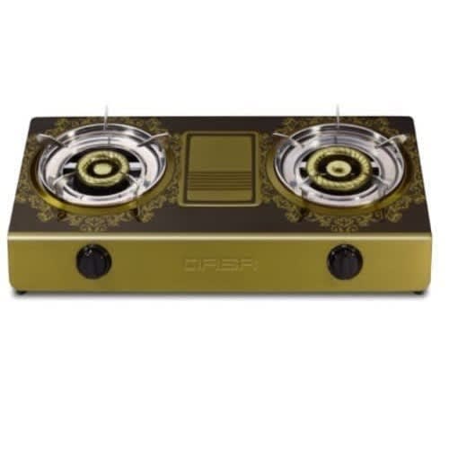Portable Stainless Steel Double Gas Cooker