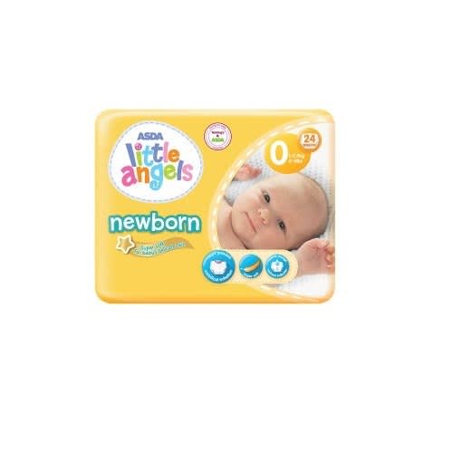 Little Angels Diapers - Newborn Size 0