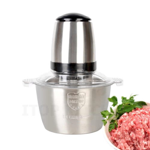 Mr Steel Stainless Food Processor & Meat Mincer 3L