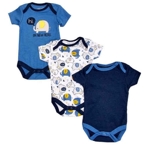 Baby Boys 3-pack I’m New Here Bodysuits