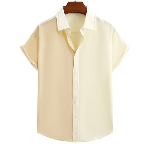 2Tone Plain Short Sleeve Shirt