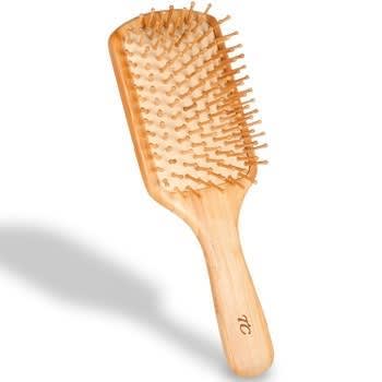Hair Brush - Natural Wood Handle