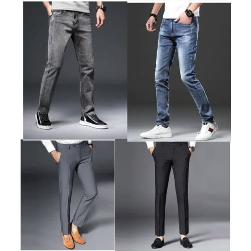 Stock Jean - 2 Pieces And Smart Suit Trouser - 2 Pieces