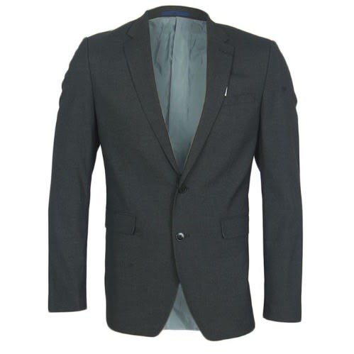 Men's Slim-stretch Plain Blazer - Grey