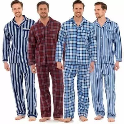 Men's Pack of 4 Sleepwear - Multicolour